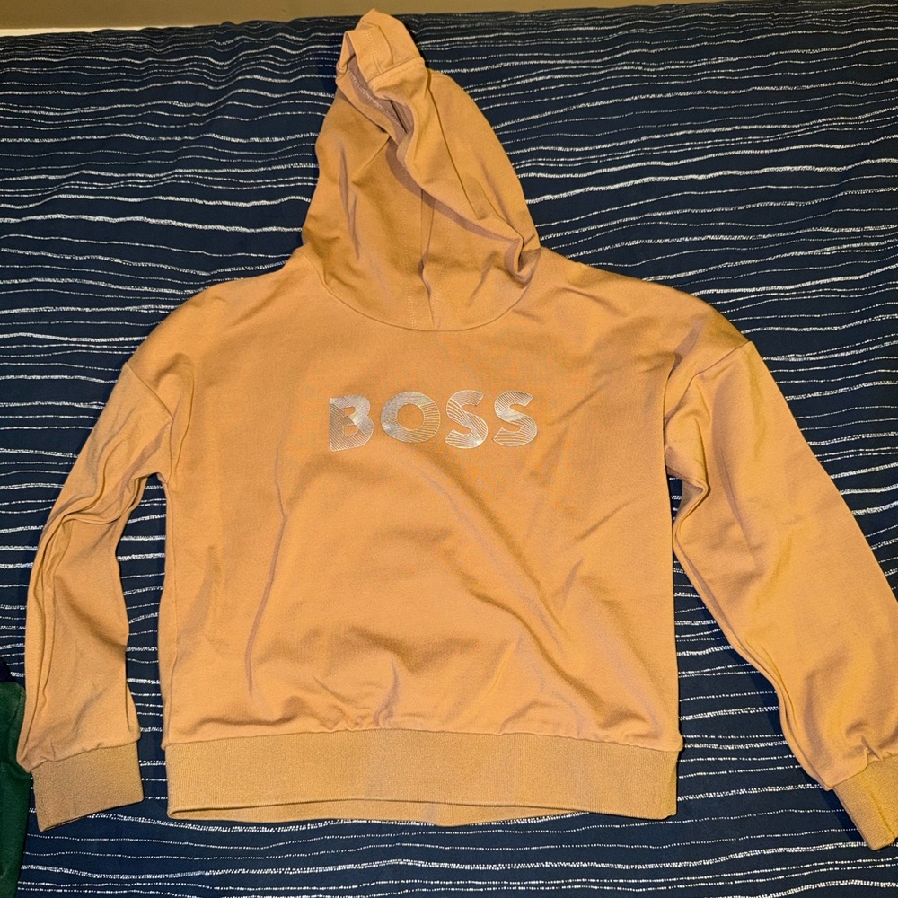 Boss Hoodie with Metallic Logo